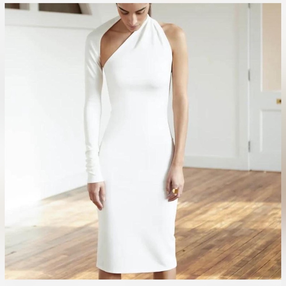 Marcella One Shoulder Midi Dress